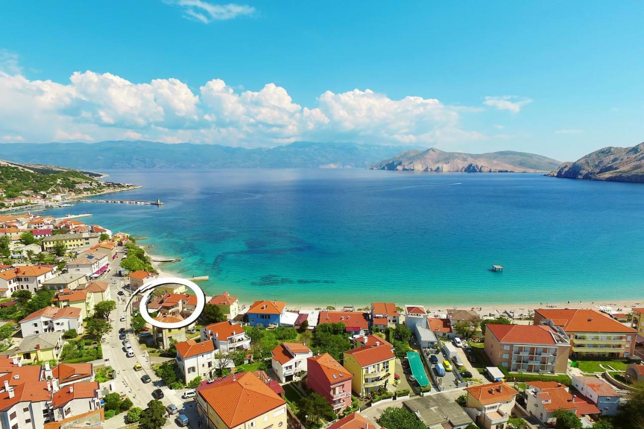 Apartment Bojan With Terrace And Sea View Baska  Bagian luar foto